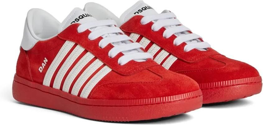 DSQUARED2 KIDS Sneakers met logoprint Rood