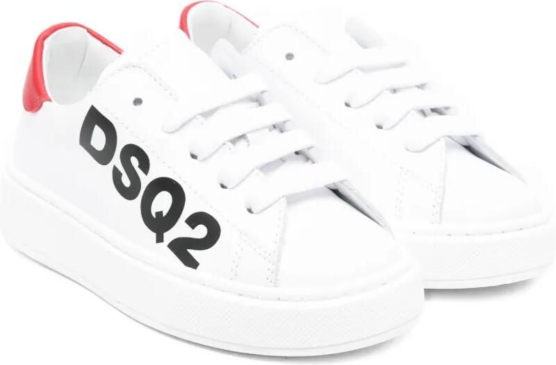 DSQUARED2 KIDS Sneakers met logoprint Wit