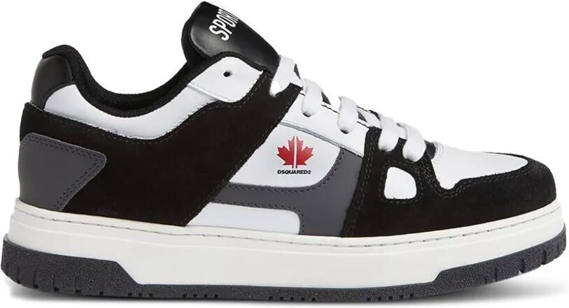 DSQUARED2 KIDS Sneakers met suède vlak Zwart - Foto 3