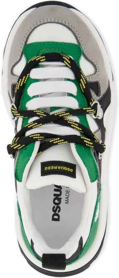 DSQUARED2 KIDS Sneakers met vlakken en esdoornblad Grijs - Foto 3