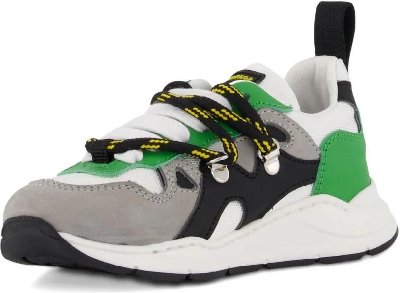 DSQUARED2 KIDS Sneakers met vlakken en esdoornblad Groen