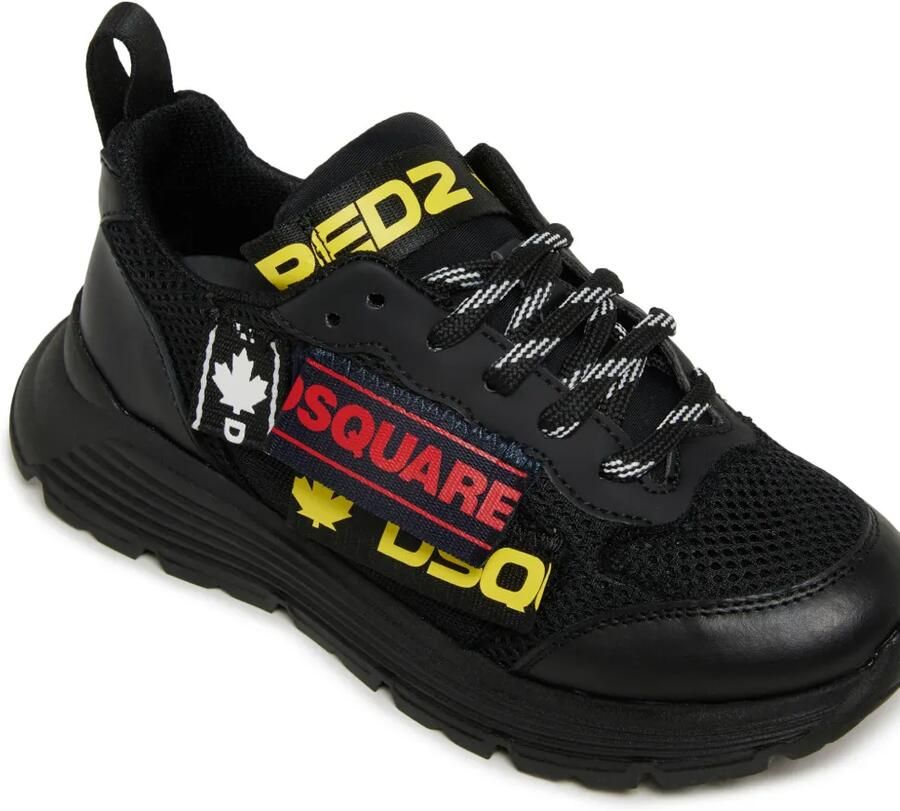 DSQUARED2 KIDS Sneakers met vlakken Zwart - Foto 2