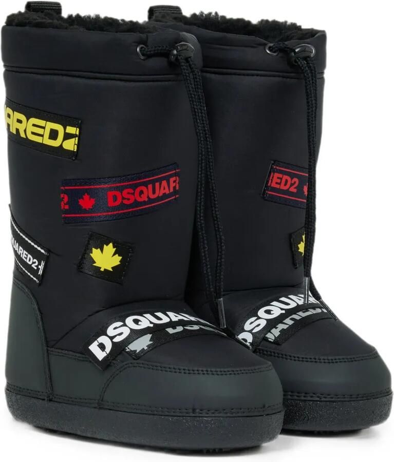 DSQUARED2 KIDS Snowboots met logopatch Zwart - Foto 3