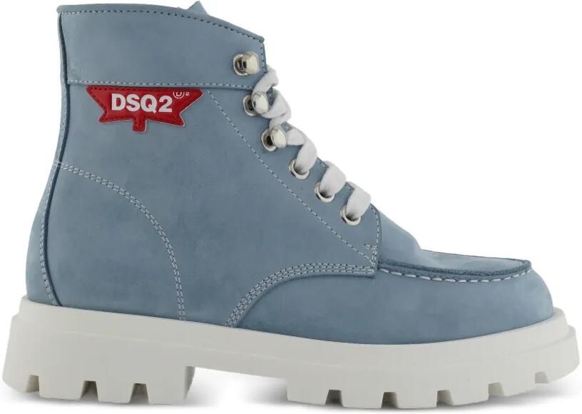 DSQUARED2 KIDS Veterlaarzen met logopatch Blauw