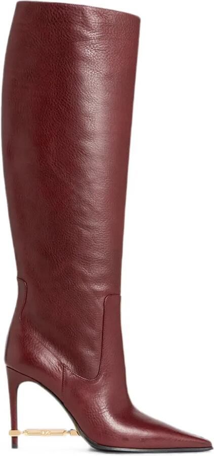 DSQUARED2 Laarzen met metalen detail Rood