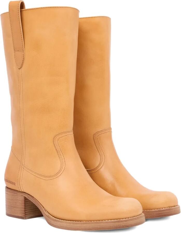 DSQUARED2 Laarzen met treklip Beige