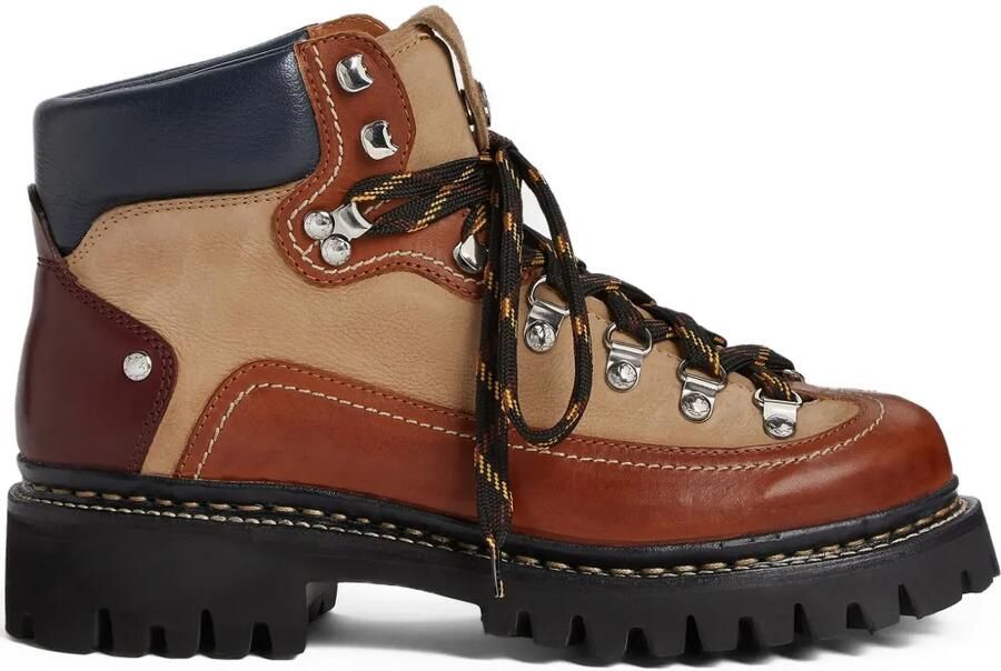 DSQUARED2 Leren enkellaarzen Bruin
