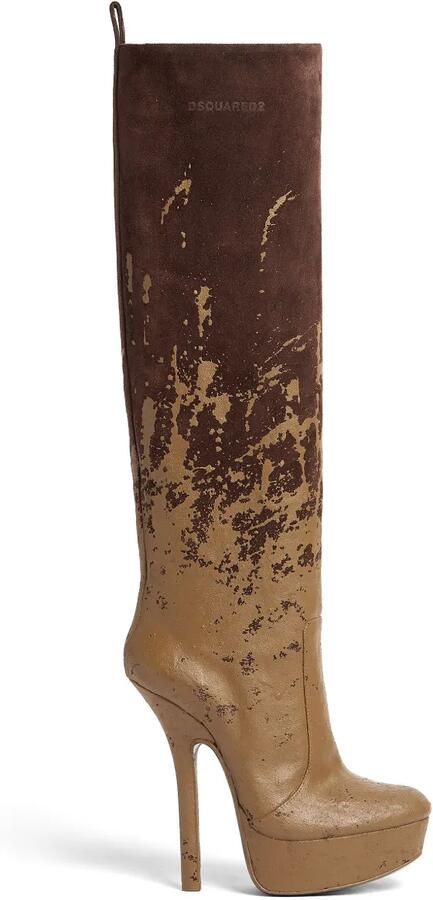 DSQUARED2 Leren laarzen Bruin