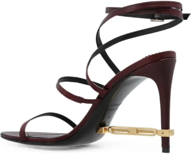 DSQUARED2 Leren sandalen Rood - Foto 3