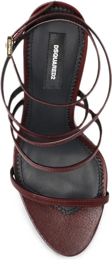 DSQUARED2 Leren sandalen Rood - Foto 5