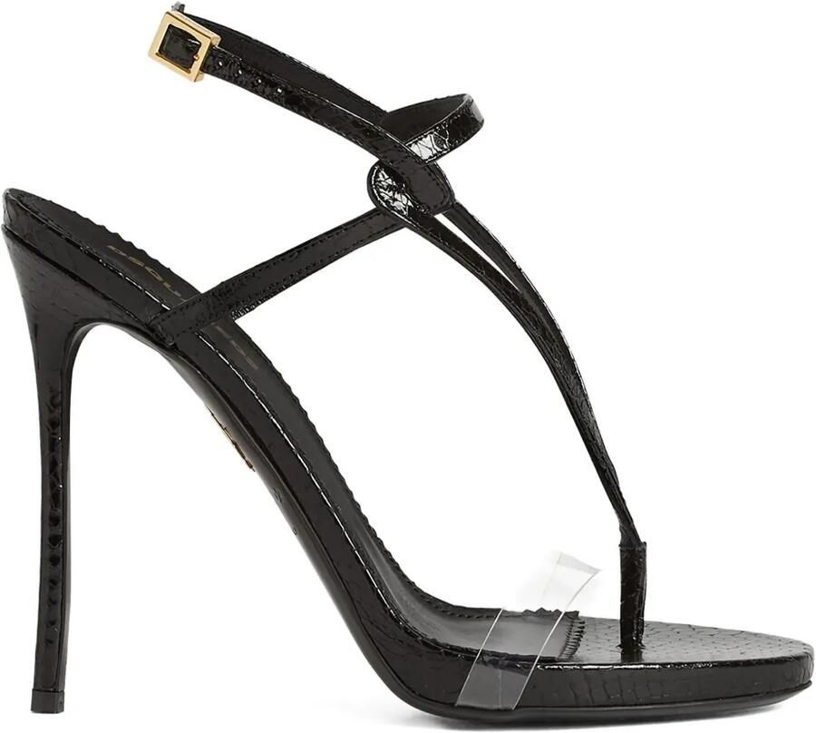 DSQUARED2 Leren sandalen Zwart