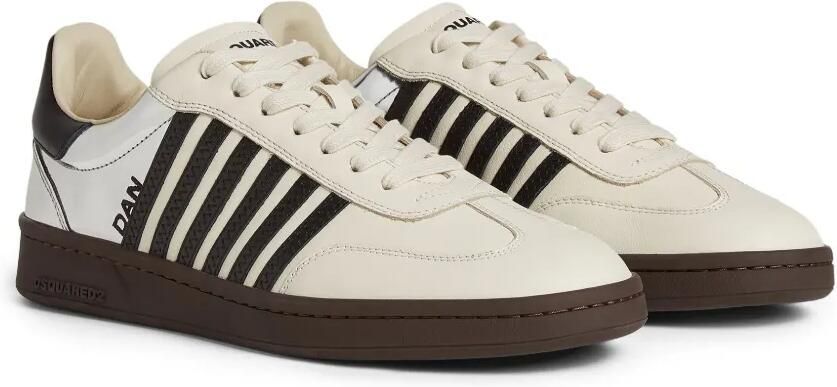 DSQUARED2 Leren sneakers Beige
