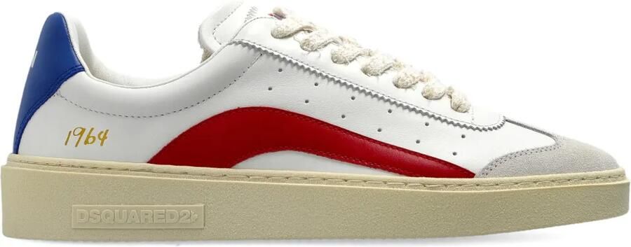 DSQUARED2 Leren sneakers Wit