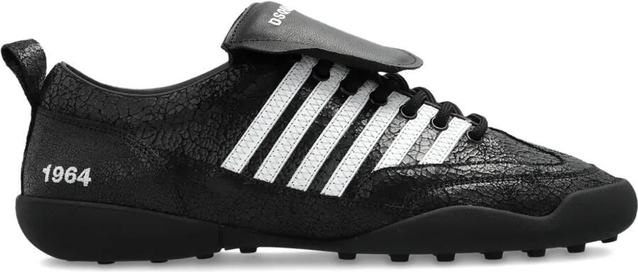 DSQUARED2 Leren sneakers Zwart