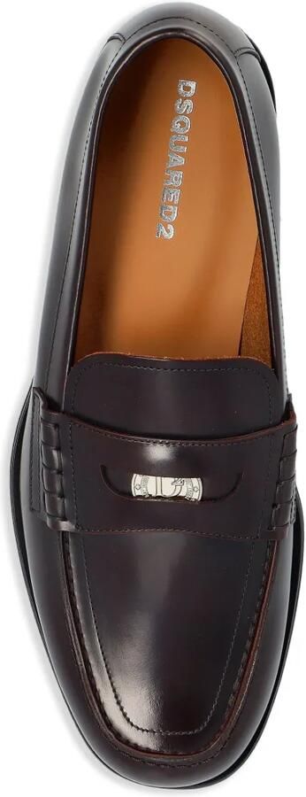 DSQUARED2 Neoclassic leren penny loafers Rood - Foto 3