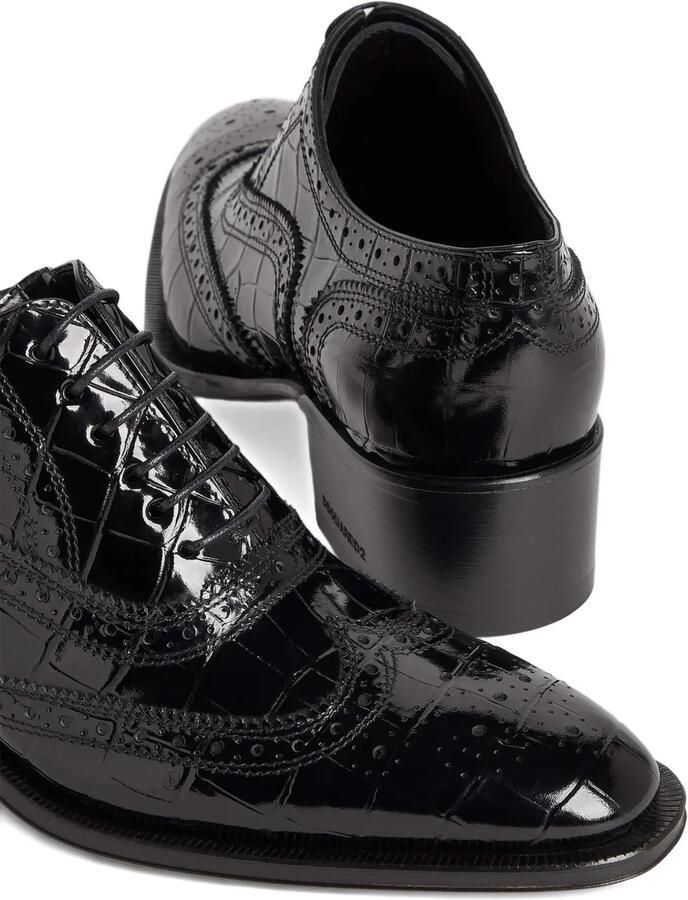 DSQUARED2 Neoclassical brogue Oxford schoenen Zwart - Foto 2