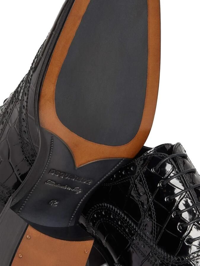 DSQUARED2 Neoclassical brogue Oxford schoenen Zwart - Foto 3