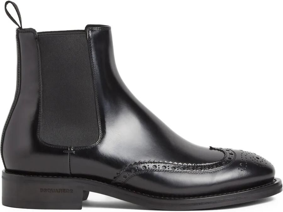 DSQUARED2 Neoclassieke Chelsea laarzen Zwart