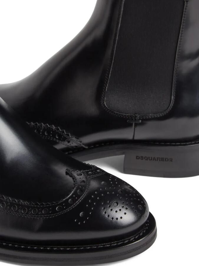 DSQUARED2 Neoclassieke Chelsea laarzen Zwart - Foto 3