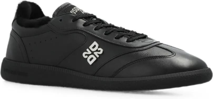 DSQUARED2 Rebel sneakers met voering van bont Zwart - Foto 4