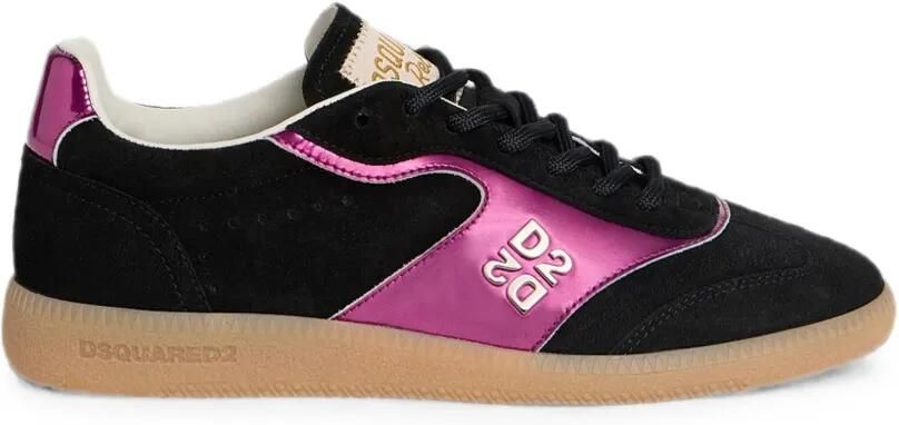 DSQUARED2 Rebels sneakers met vlakken Zwart