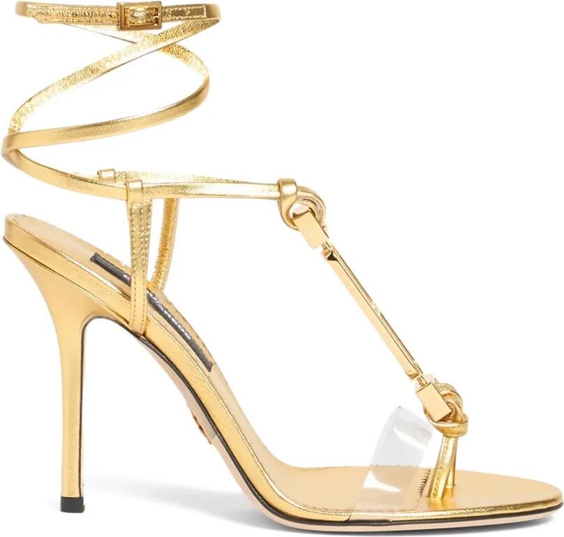 DSQUARED2 Sandalen met hak Goud