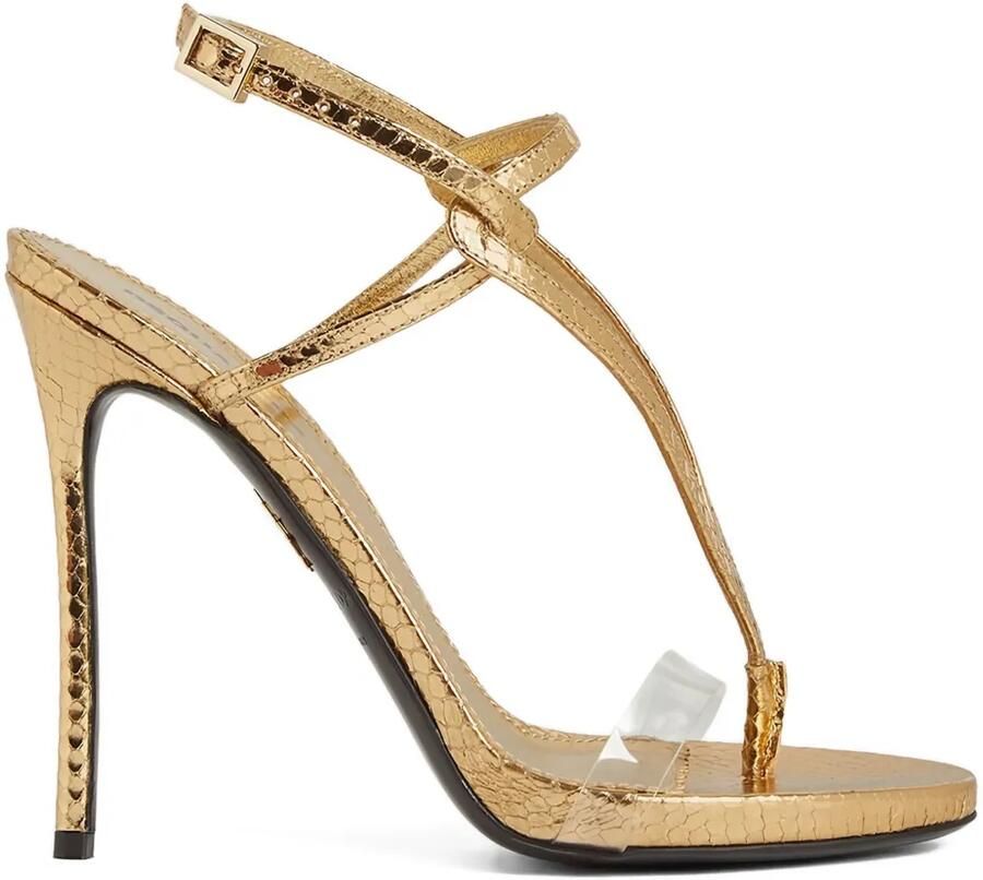 DSQUARED2 Sandalen met reliëf Goud