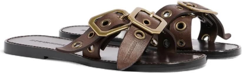 DSQUARED2 Sandalen met ringlets en gesp Bruin