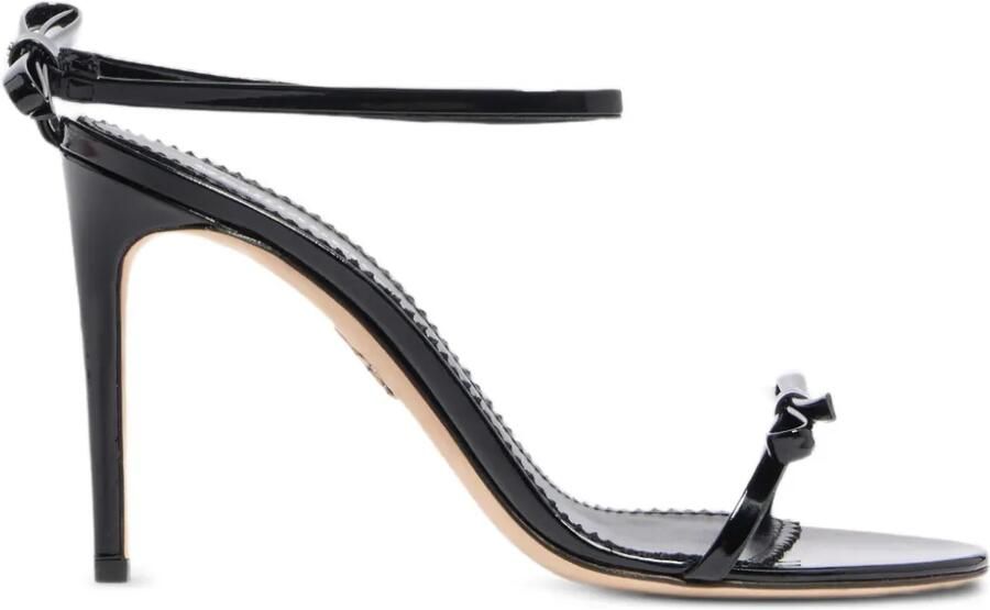 DSQUARED2 Sandalen met strik hak Zwart