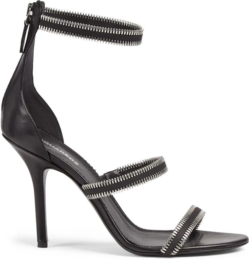 DSQUARED2 Sandalen verfraaid met studs Zwart