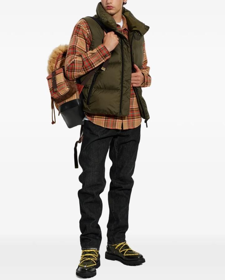DSQUARED2 Skiers platte enkellaarzen Groen - Foto 2