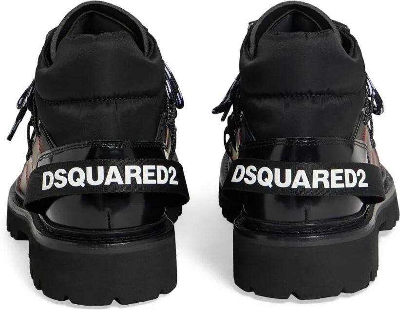 DSQUARED2 Skiers wandellaarzen met logoband Zwart - Foto 4