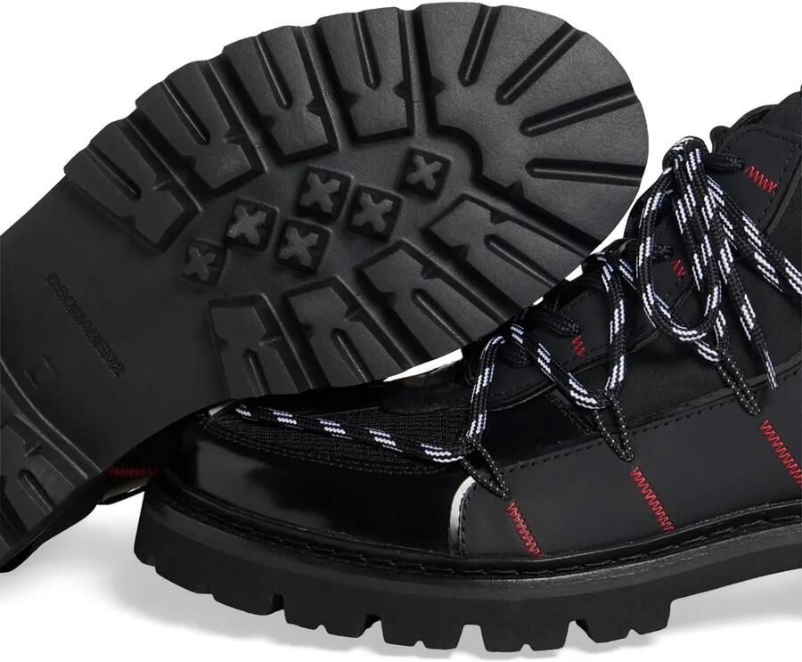 DSQUARED2 Skiers wandellaarzen met logoband Zwart - Foto 3