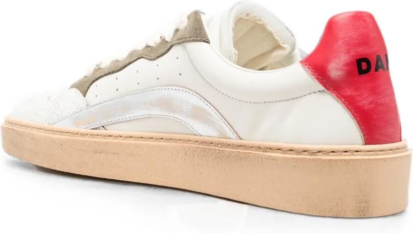 DSQUARED2 Sneakers met gebarsten effect en vlakken Wit - Foto 2