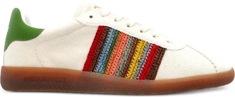 DSQUARED2 Sneakers met gestreept vlak Beige