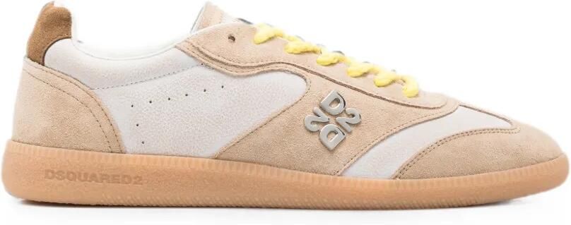 DSQUARED2 Sneakers met logo-applicatie Beige