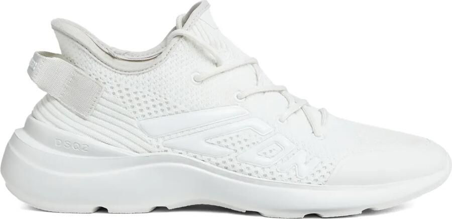 DSQUARED2 Sneakers met logo-reliëf Wit