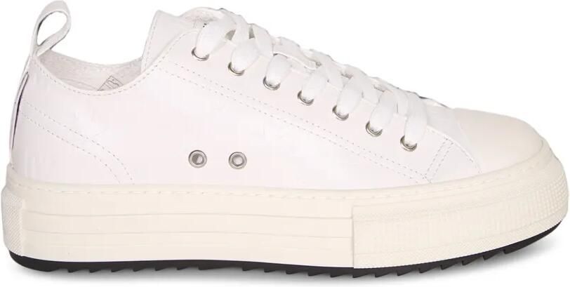 DSQUARED2 Sneakers met plateauzool Wit