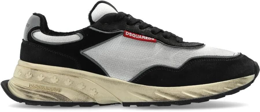 DSQUARED2 Sneakers met vlakken Zwart