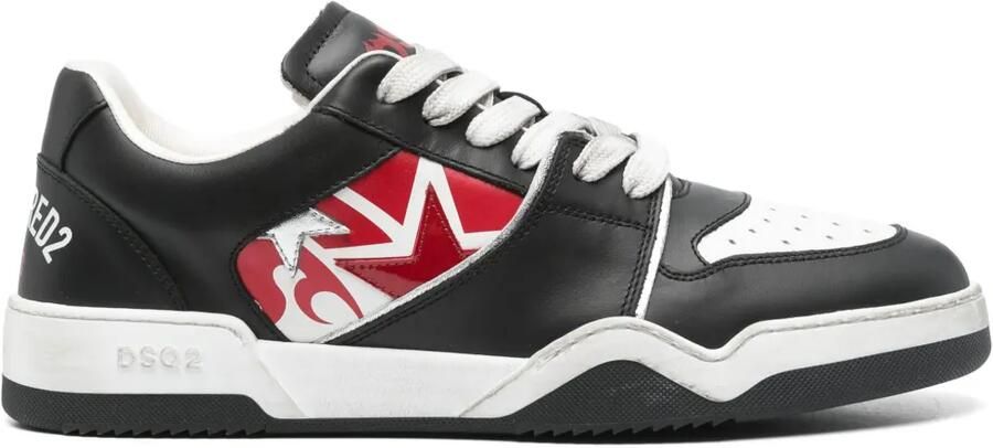 DSQUARED2 Spiker sneakers Zwart