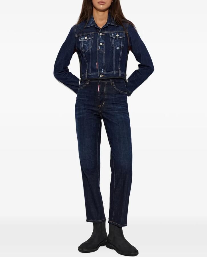 DSQUARED2 Suède Chelsea laarzen Zwart - Foto 2