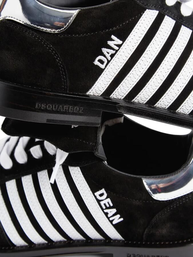 DSQUARED2 Suède hardloopschoenen Zwart - Foto 2