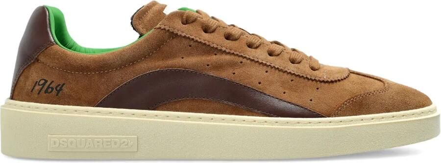 DSQUARED2 Suède leren sneakers Bruin