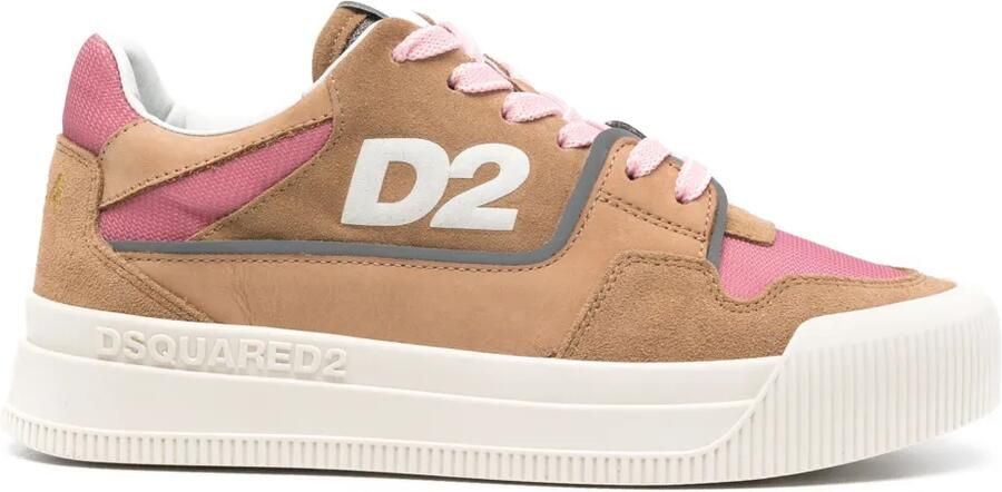 DSQUARED2 Suède sneakers Bruin