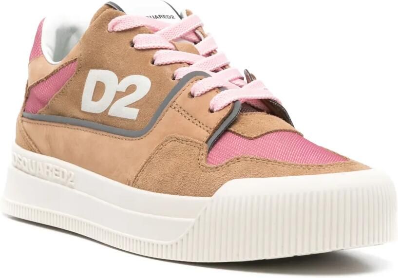 DSQUARED2 Suède sneakers Bruin - Foto 2