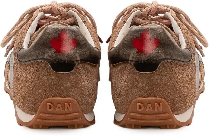 DSQUARED2 Suède sneakers met dubbele veters Bruin - Foto 2
