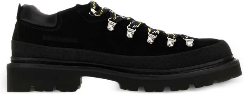 DSQUARED2 Suède sneakers Zwart