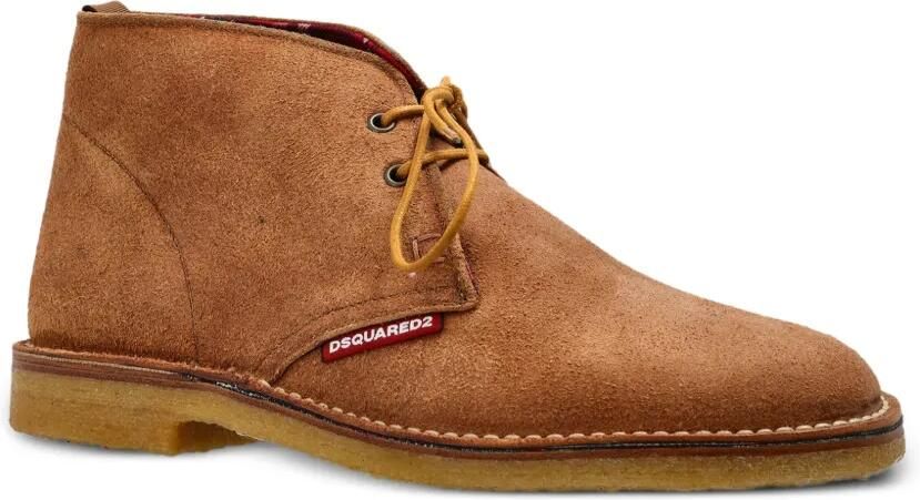 DSQUARED2 Suède veterlaarzen Bruin - Foto 4