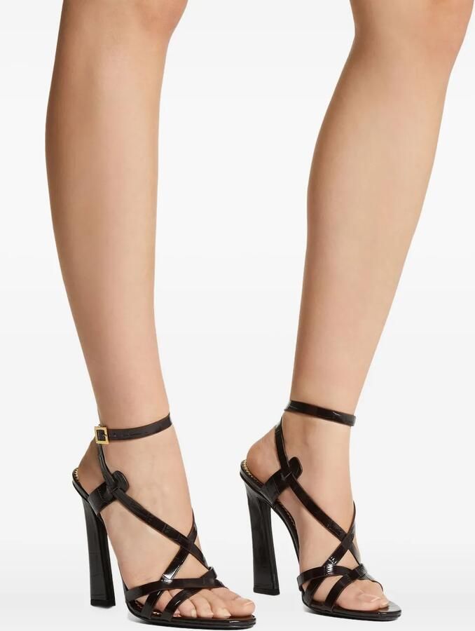 DSQUARED2 Twin sandalen met gekruiste bandjes Bruin - Foto 4