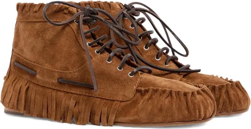 DSQUARED2 Veterlaarzen met franje detail Bruin - Foto 4